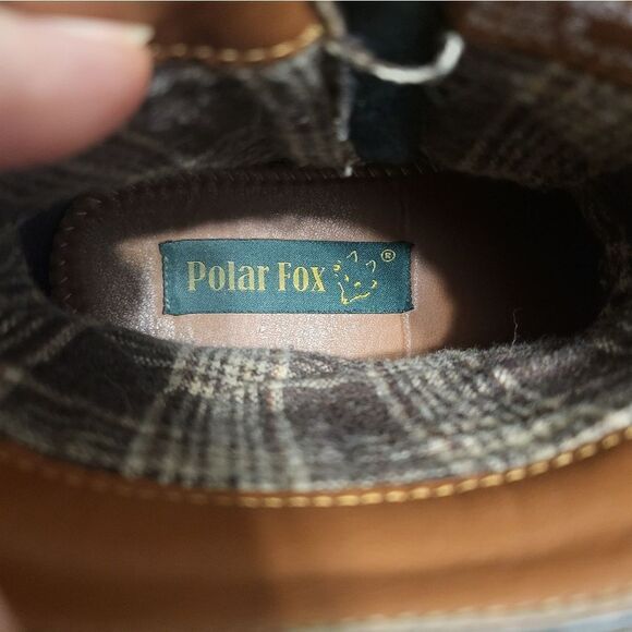 Polar Fox Wyatt Men's Boots Black Zipper Buckle Motorcycle MPX608005 , Size 8 - Picture 13 of 15